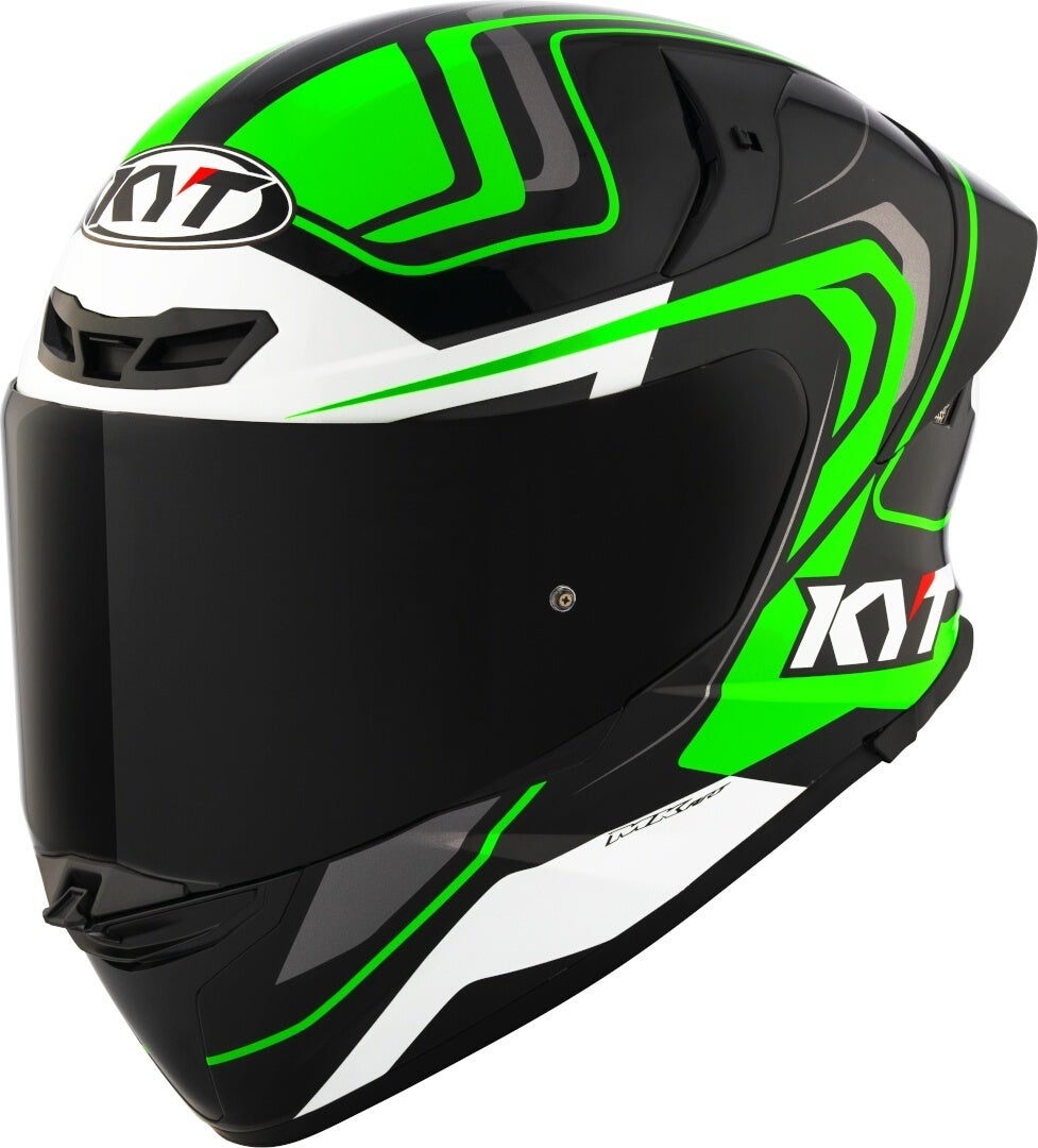 KYT TT-Revo Overtech Hjelm svart/grønn S (55/56) Figur 1