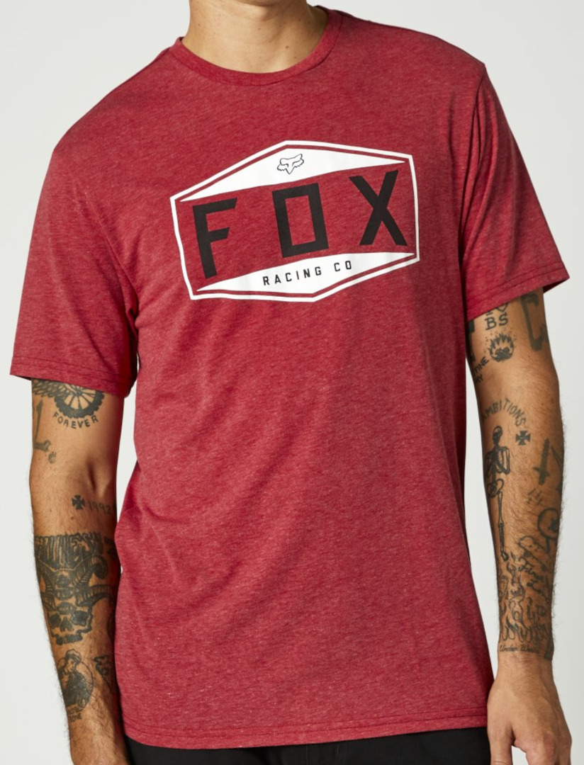 FOX Emblem Tech Camiseta rojo S Figura 1