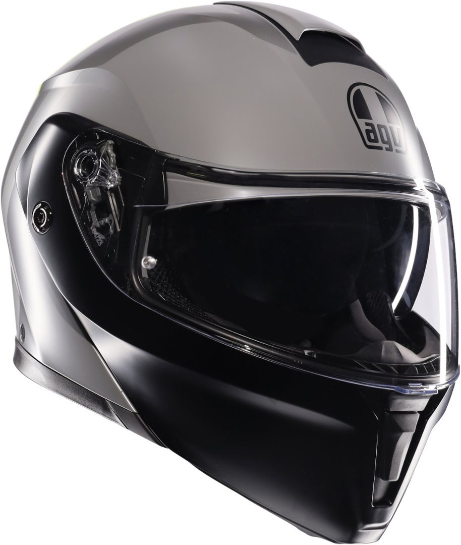 AGV Streetmodular Resia 2.0 Hjelm grå mat/gul M (57/58) Figur 1
