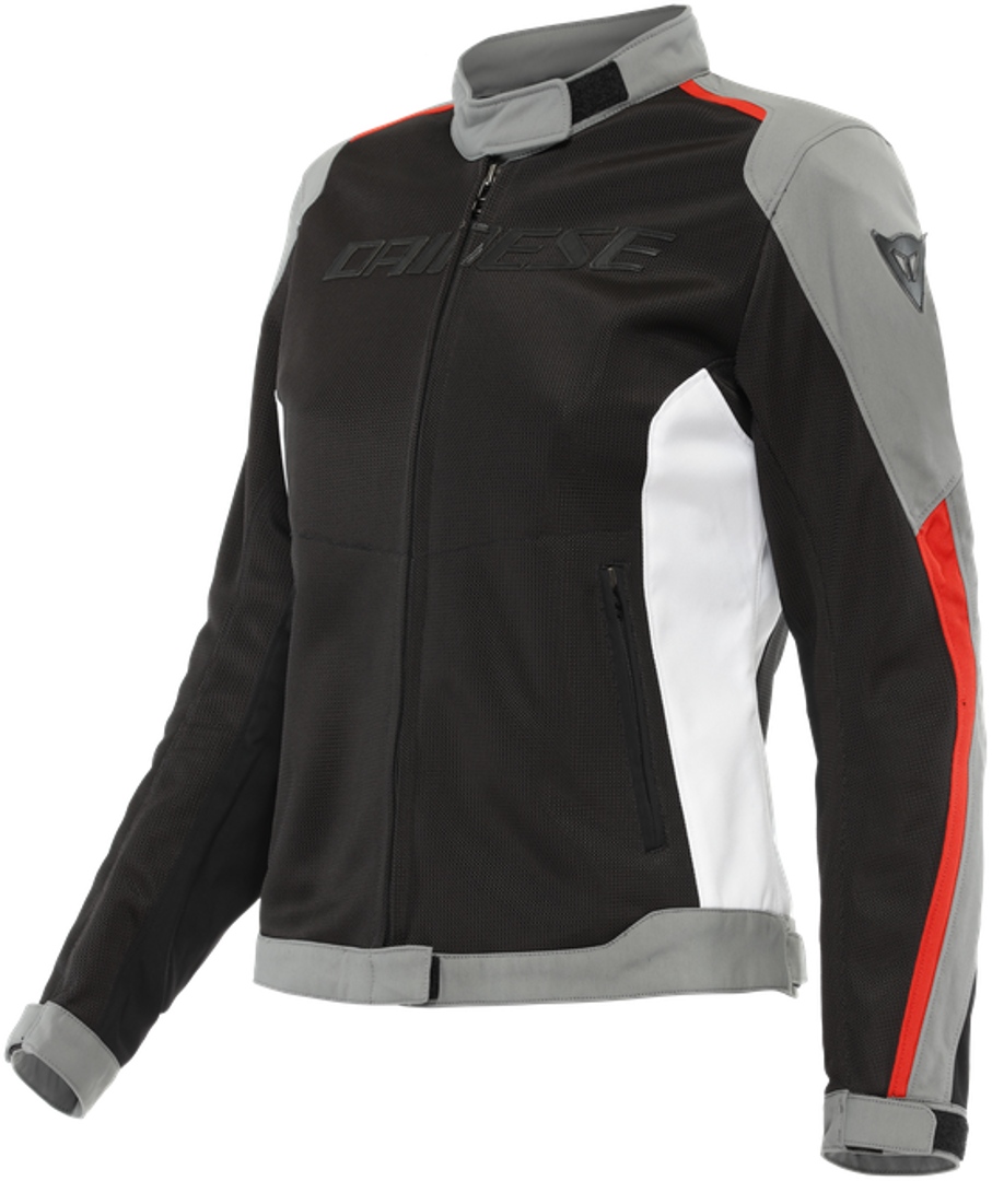 Dainese Hydraflux 2 Air D-Dry 2.0 Veste textile moto pour dames Noir/Gris/Rouge 50 Figure 1