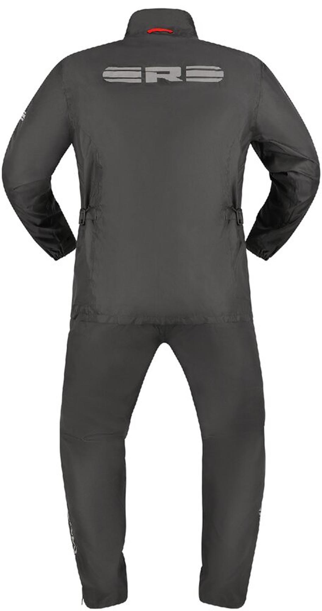 Richa Monsoon Tweedelig Motorfiets Regenpak Zwart 6XL Figuur 2