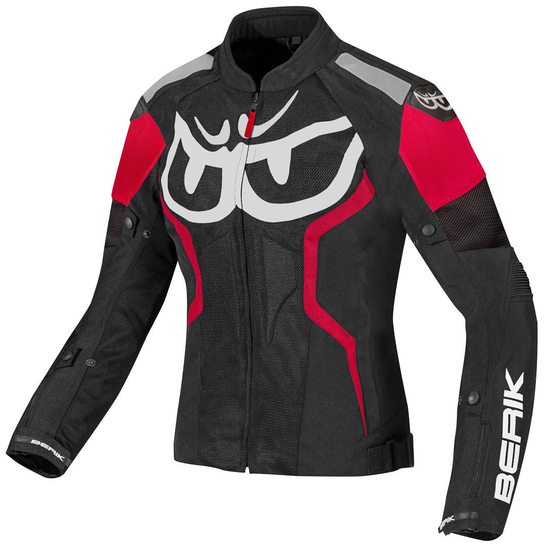 Berik Imola Air Ladies Motorcycle Textile Jacket black/white/red 44 Figure 1