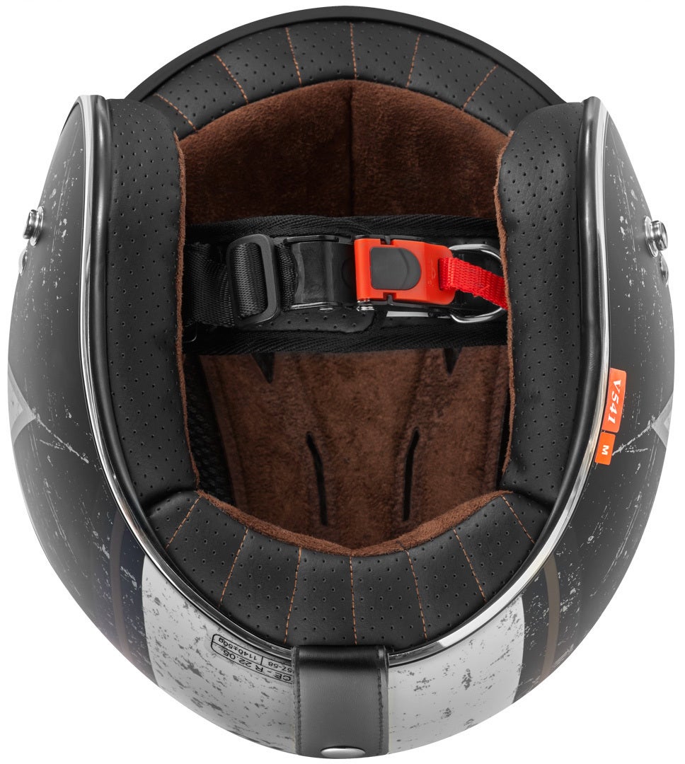 Bogotto V541 Rebel Cască cu reacție alb/negru S Figura 4