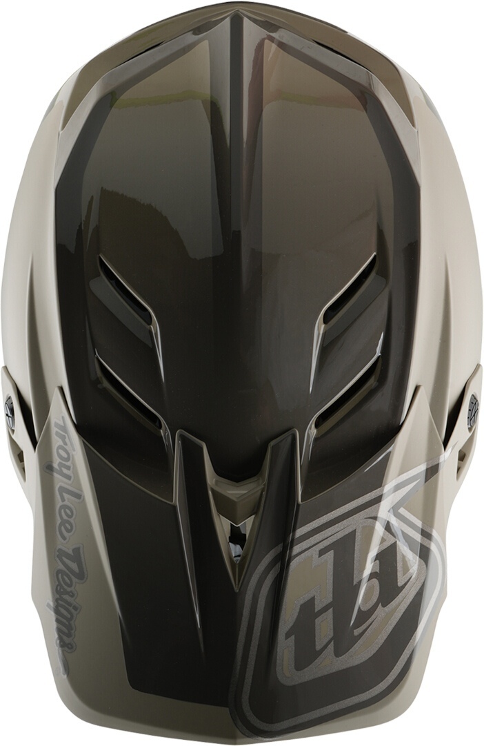 Troy Lee Designs D4 Mips Shadow Polyacrylite 내리막 투구 카키 S (55/56) 그림 3