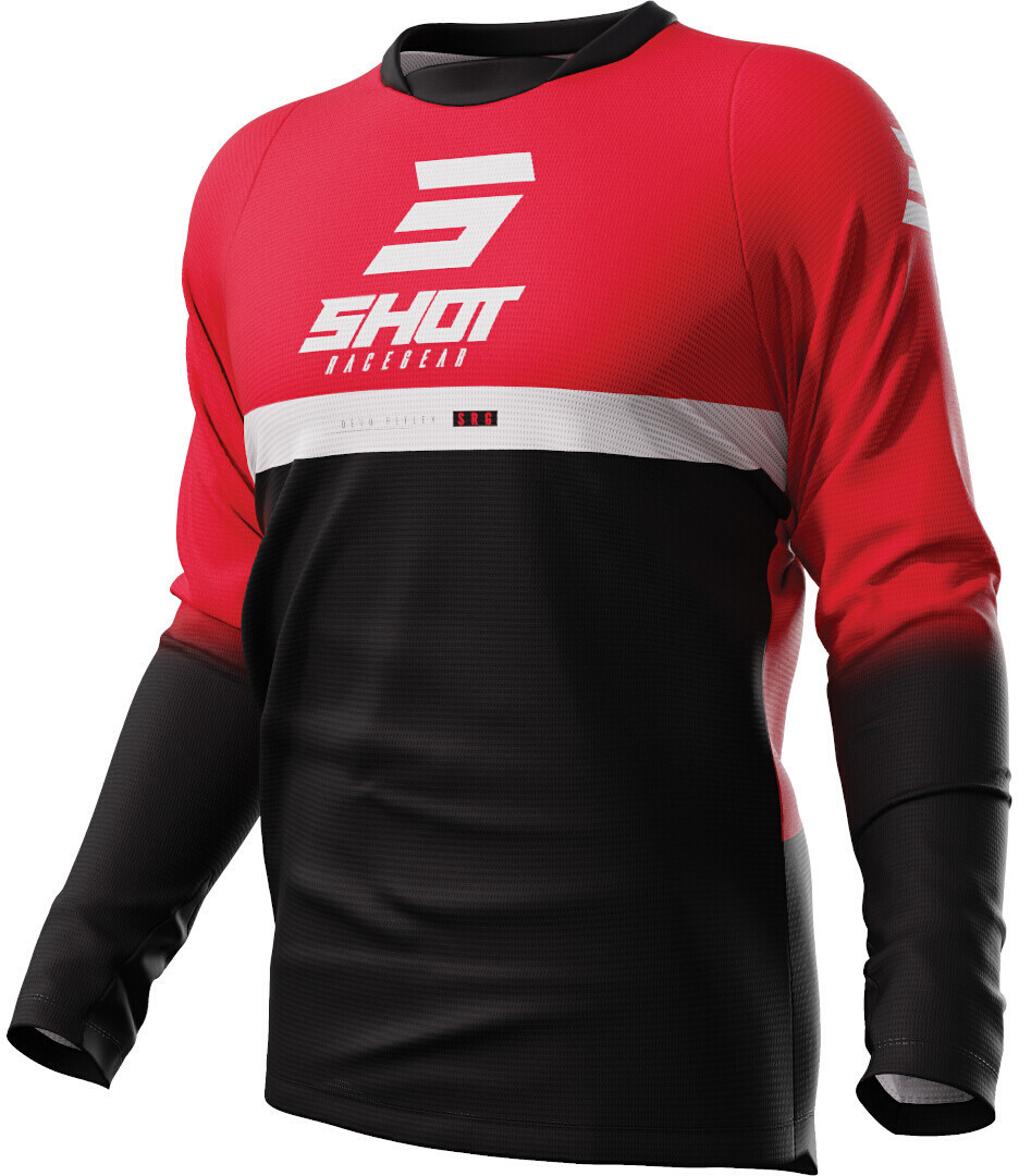 Shot Devo Reflex Motocross trøje sort/rød 4XL Figur 1