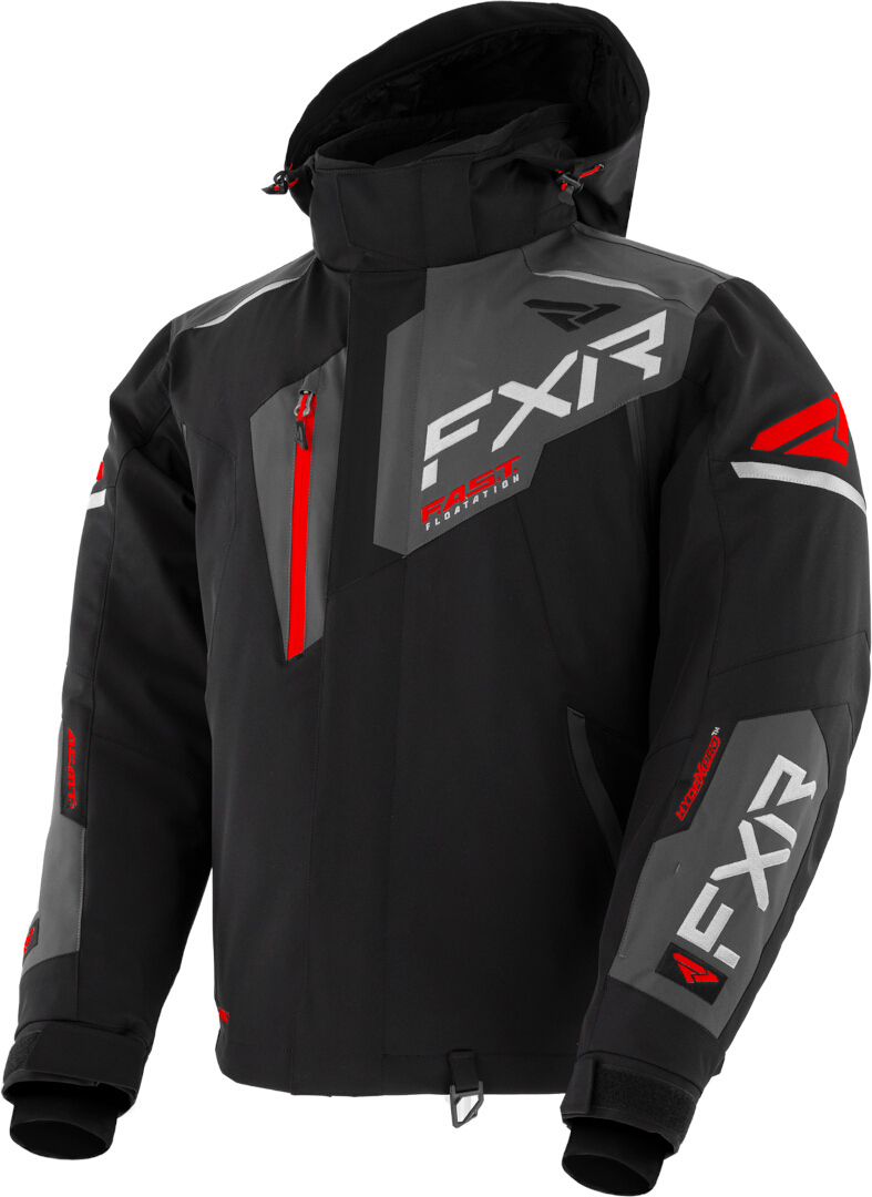 FXR Renegade FX Jakke sort/grå/rød 3XL Figur 1