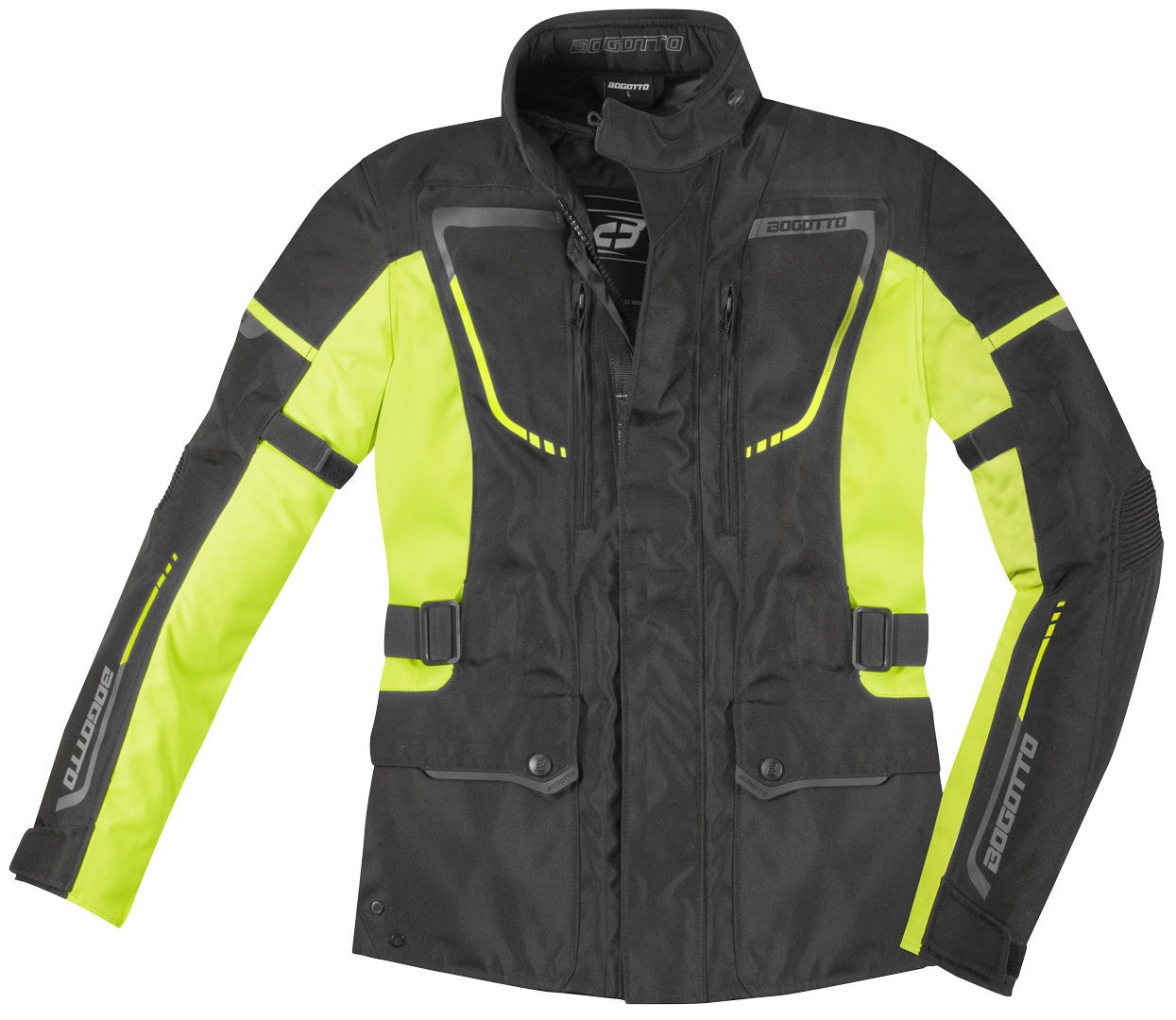 Bogotto Azury 2in1 wasserdichte Motorrad Textiljacke schwarz/neon 5XL Abbildung 6