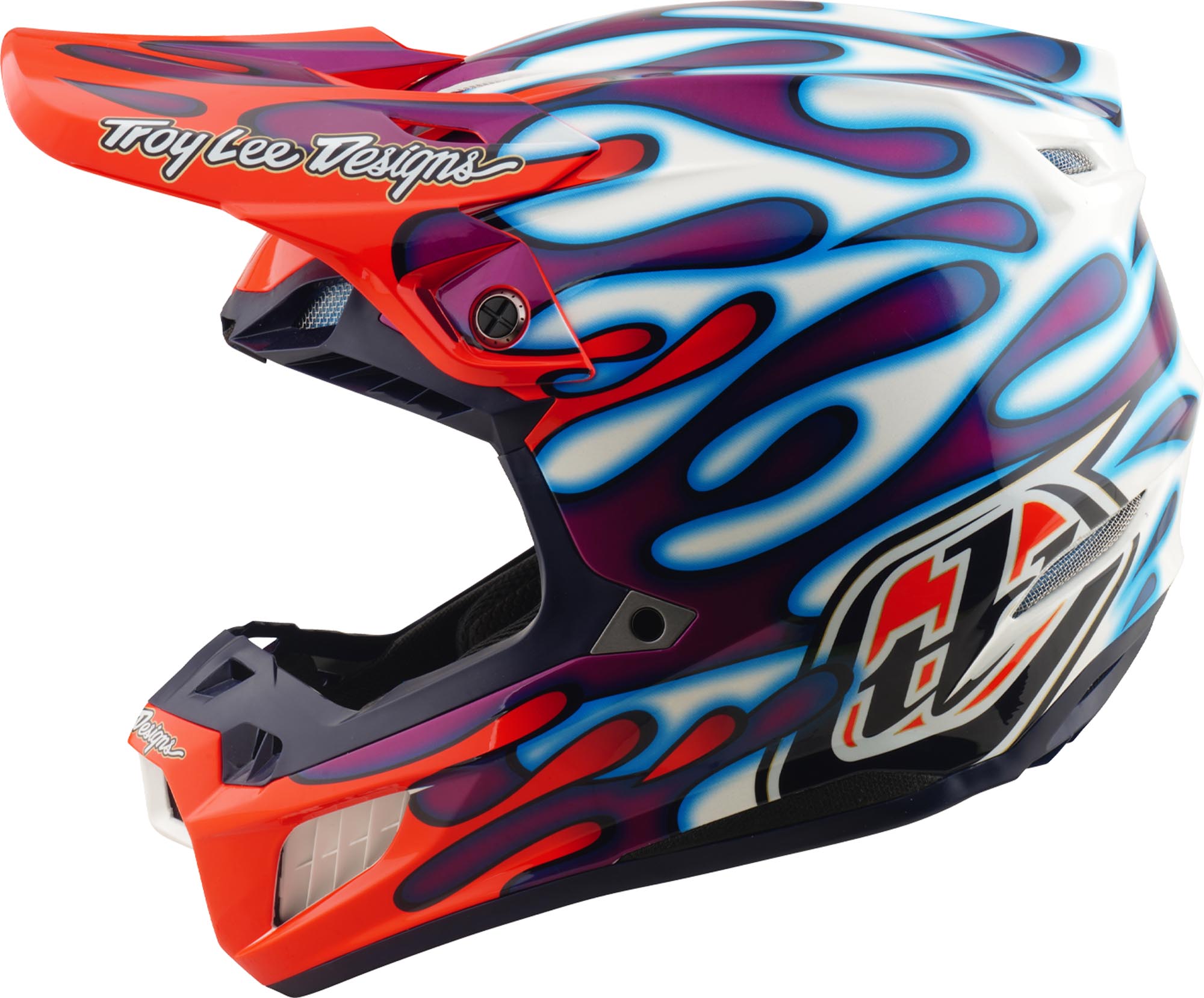 Troy Lee Designs SE5 Composite MIPS Overspray Motocross Helmet M (57/58) Figure 5