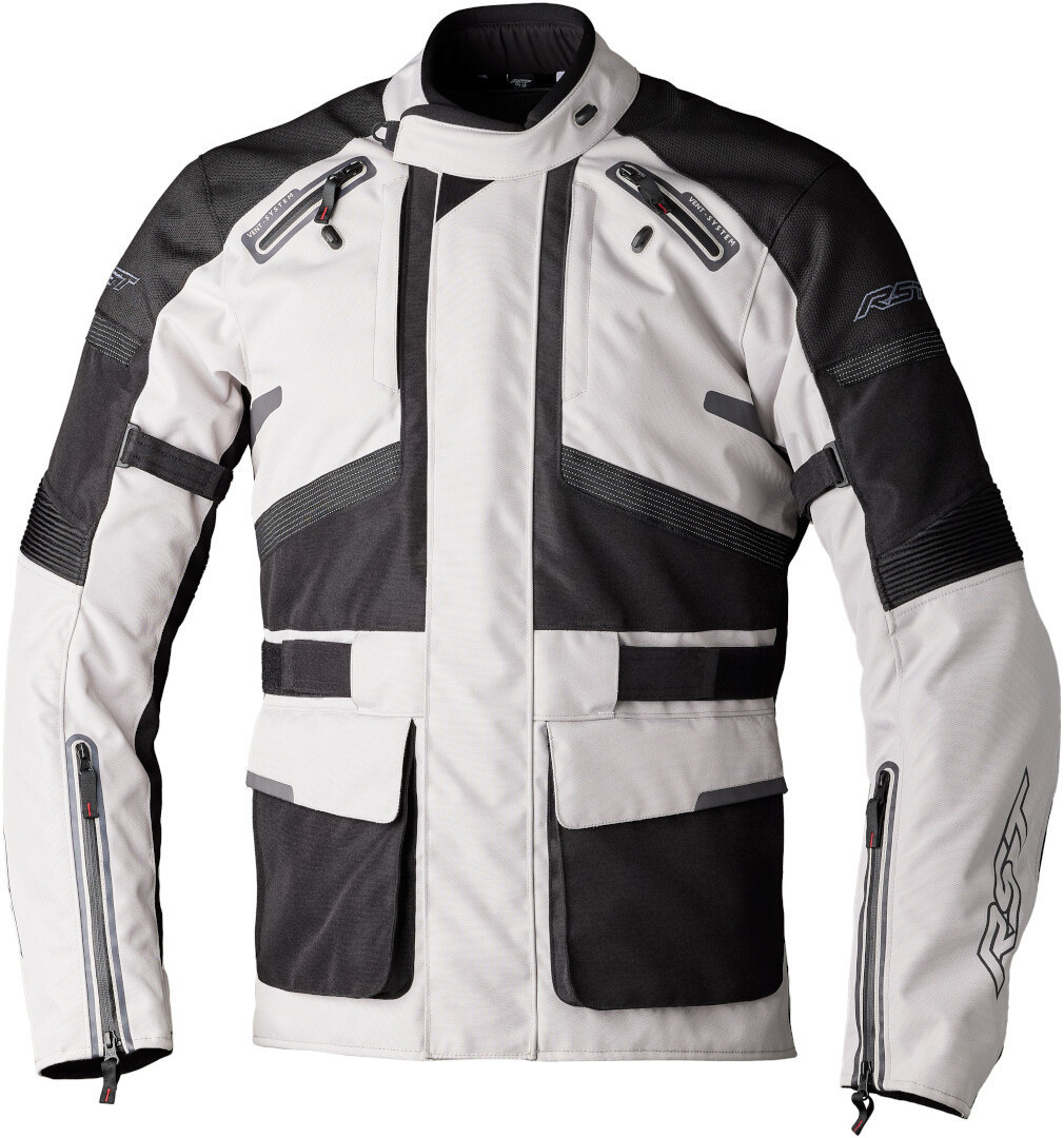 RST Endurance Motorrad Textiljacke silber/schwarz XL Abbildung 1