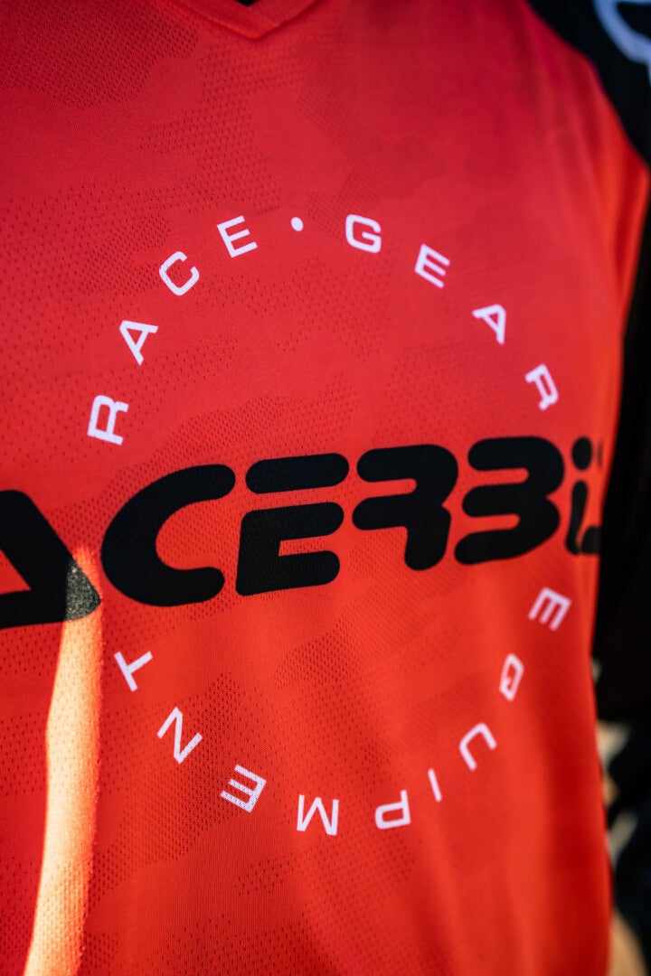 Acerbis MX J-Track Inc Motocross trøje rød/sort M Figur 2