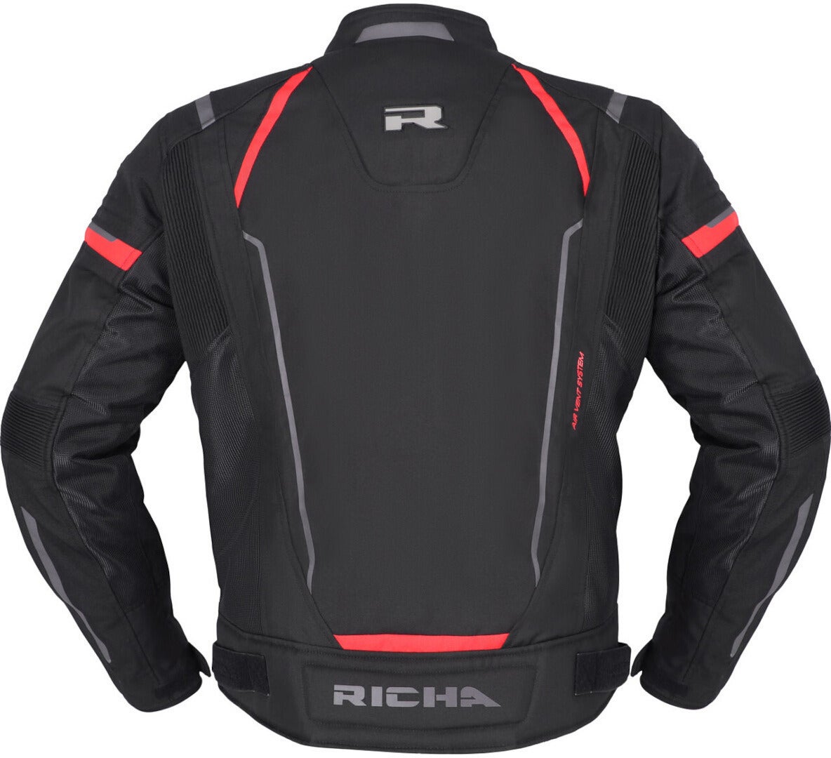 Richa Airstream 3 waterproof Motorcycle Textile Jacket black/red 4XL Figure 3