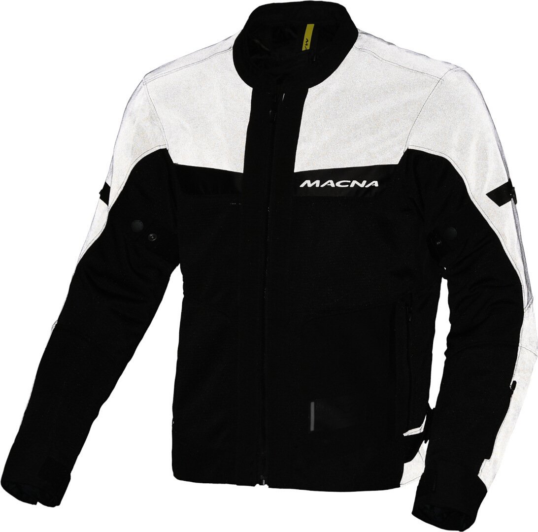 Side view of Macna Empire 2.0 NightEye waterproof Motorcycle Textile Jacket