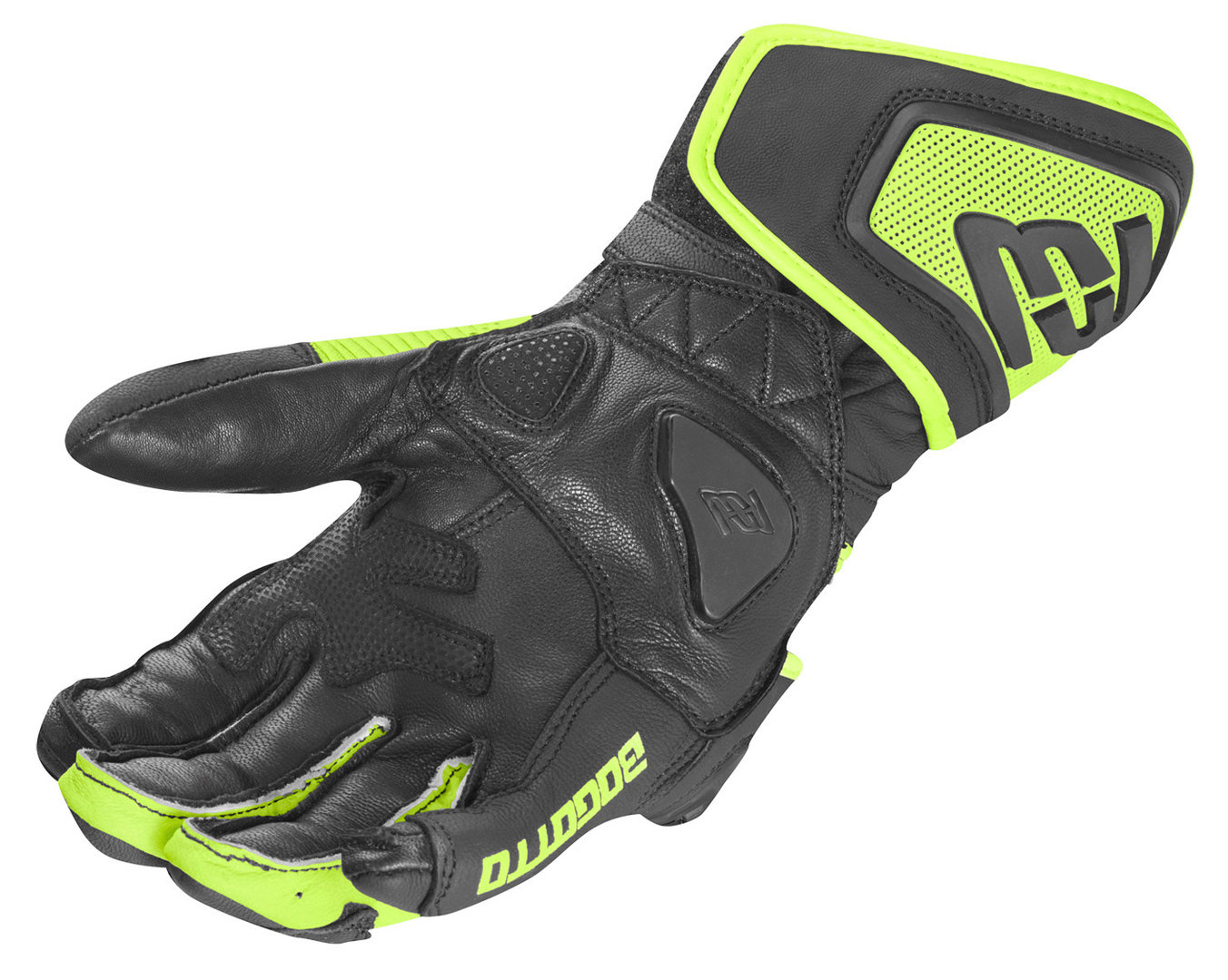 Bogotto Veloce Mănuși de motocicletă negru/neon XL Figura 4
