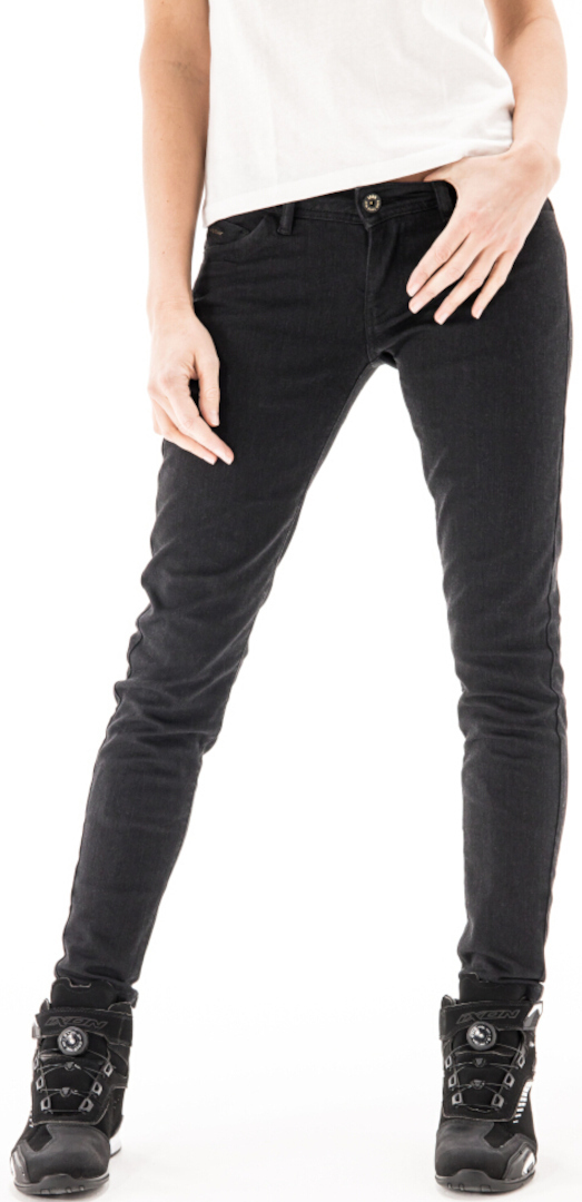 Ixon Judy Damer Motorcykel Jeans svart M Figur 1