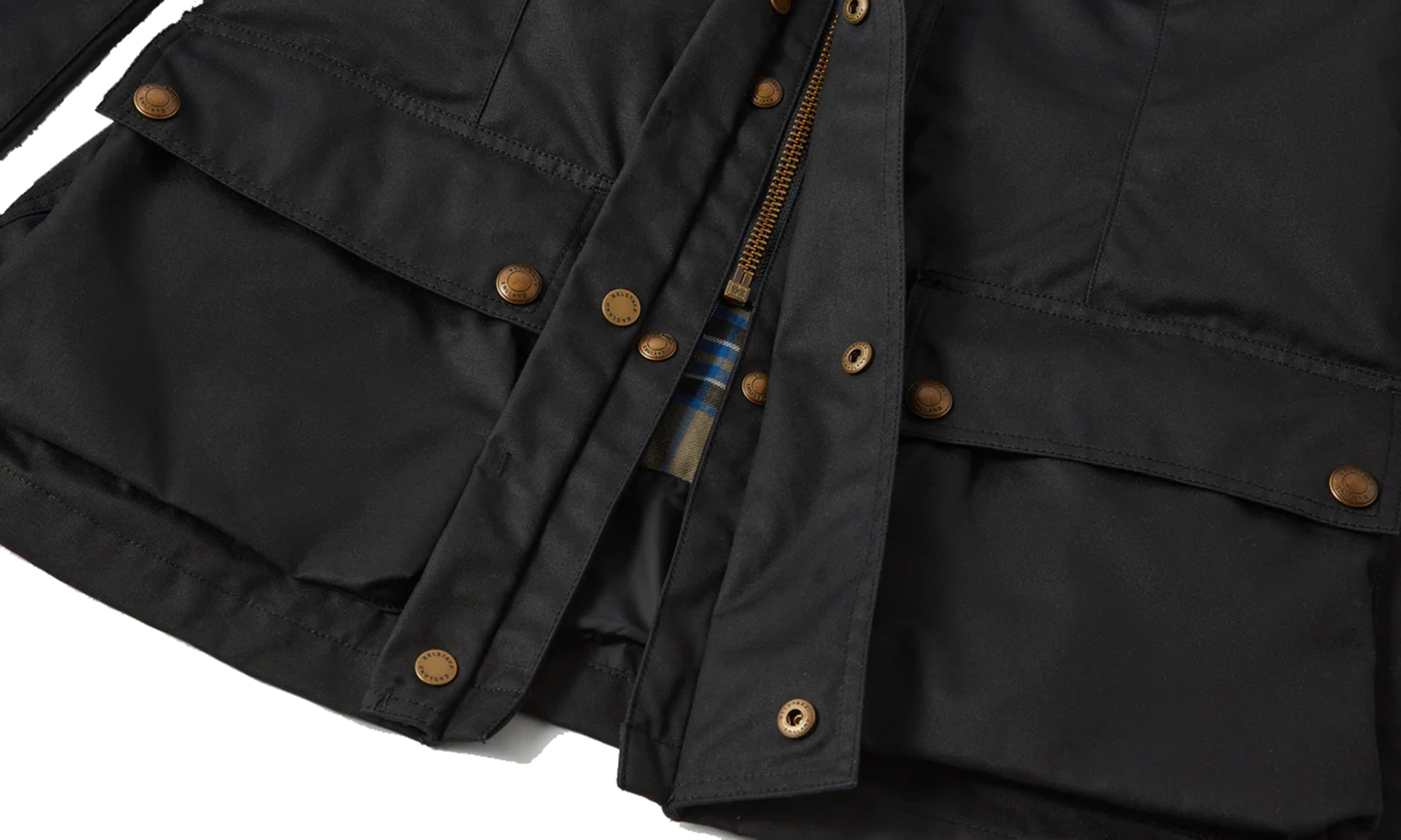Belstaff Trialmaster Motorcycle Wax Jacket black S Figure 3