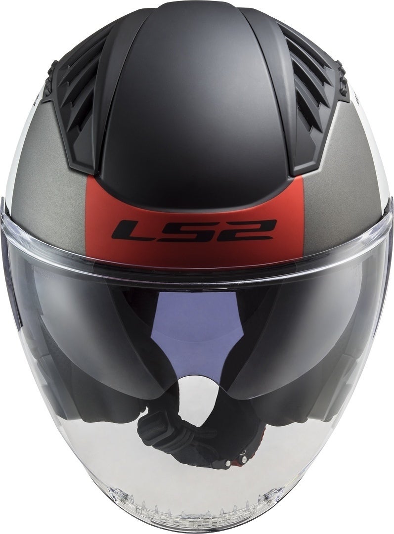 LS2 OF600 Copter II Urbane Jet Helm wit/zwart/rood M (57/58) Figuur 5