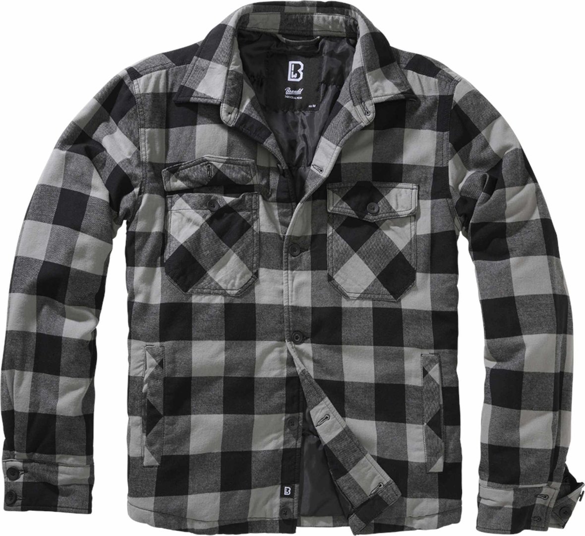 Brandit Lumber Jacke schwarz/hellgrau 7XL Abbildung 1