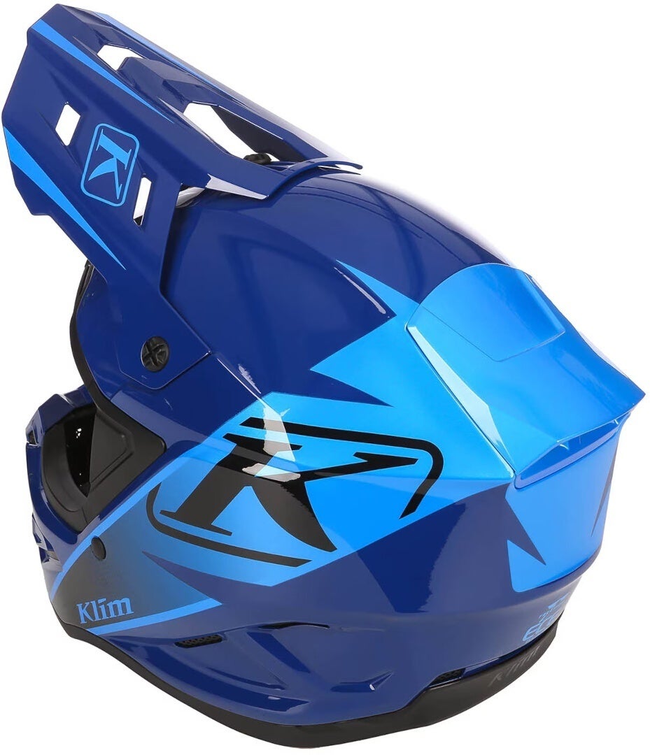 Klim T1 Freeride Snowmobil Helm dunkelblau/hellblau M (57/58) Abbildung 2