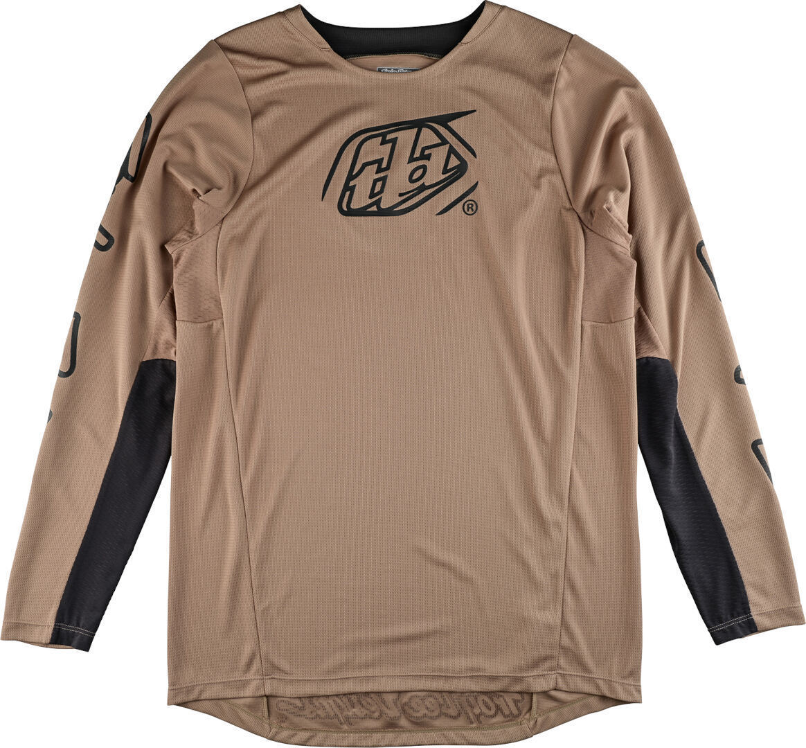 Troy Lee Designs GP Pro Icon Motorcross Jersey bruin/zwart S Figuur 1