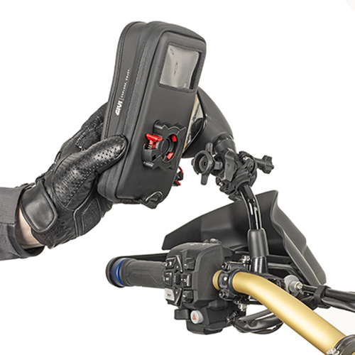 GIVI Smartphone-Tasche, kompatibel mit Roller, Motorrad und Fahrrad Figur 2