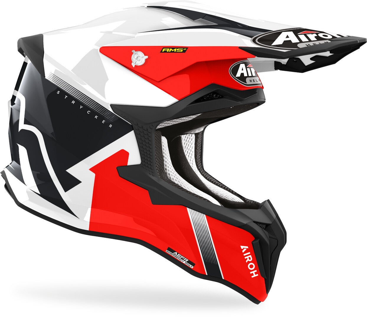 Airoh Strycker Blazer Casco Motocross rosso M (57/58) Figura 2