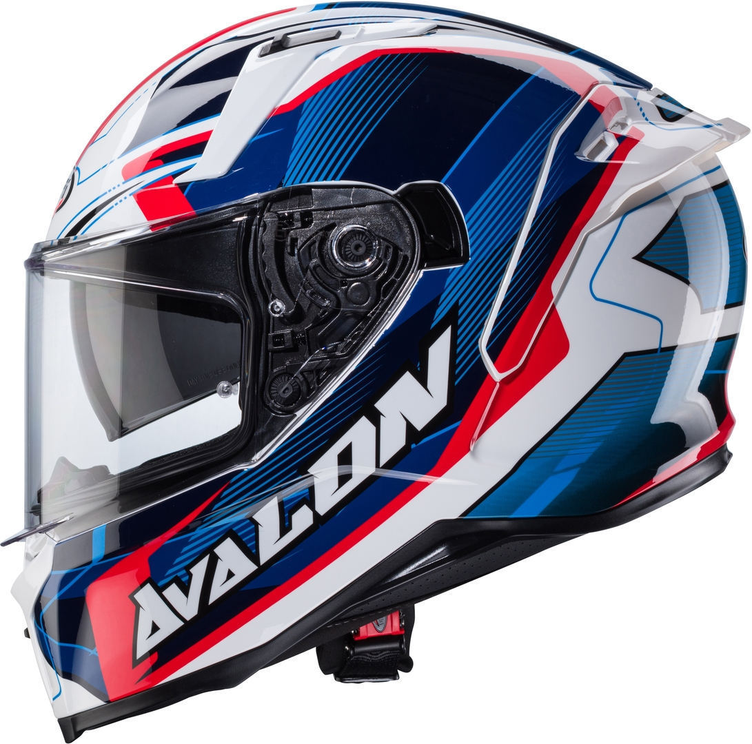 Caberg Avalon X Optic Helm wit/blauw/rood M (57/58) Figuur 3