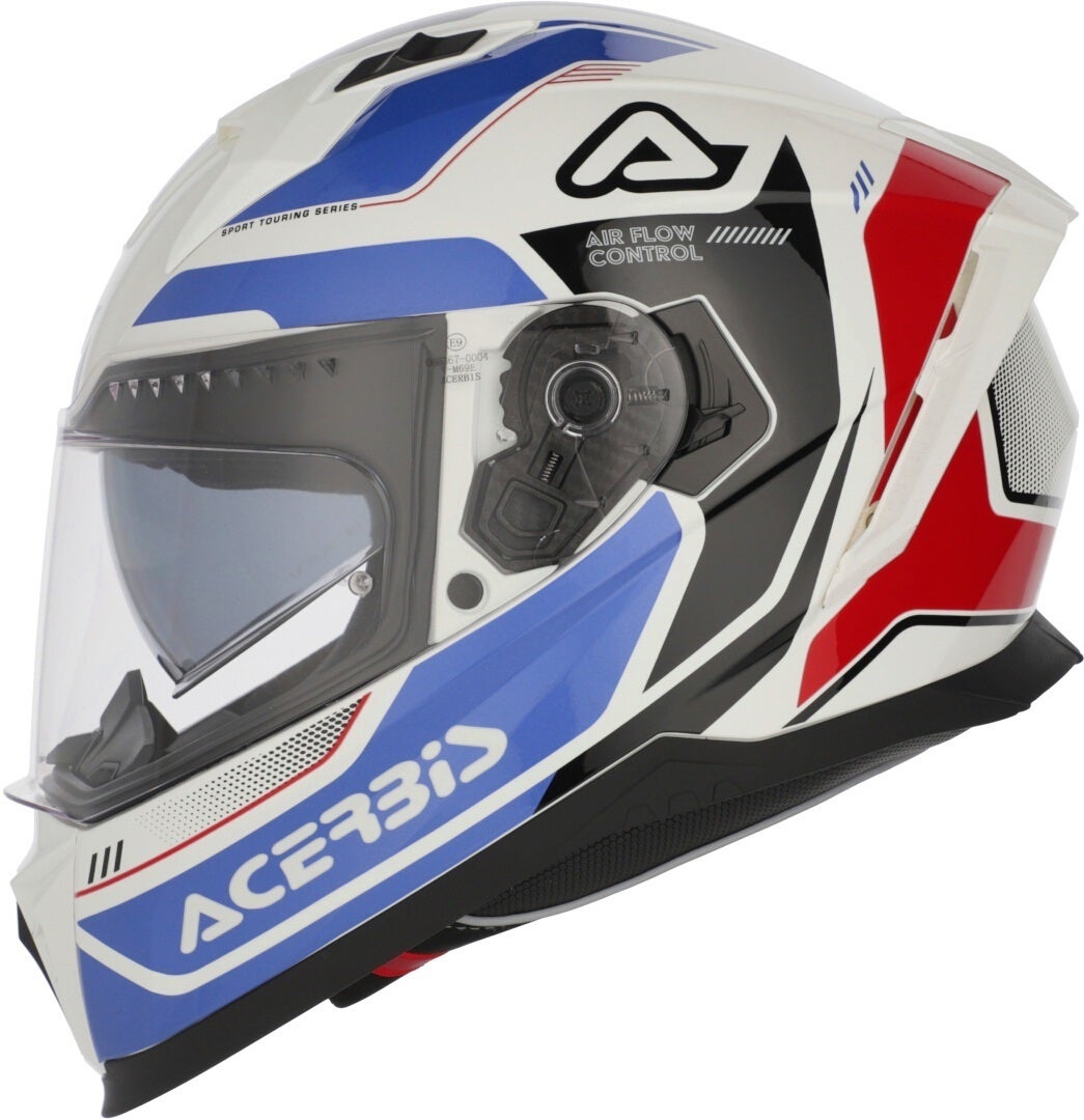 Acerbis X-Way Graphic Logo Casque Blanc/bleu M (57/58) Figure 8