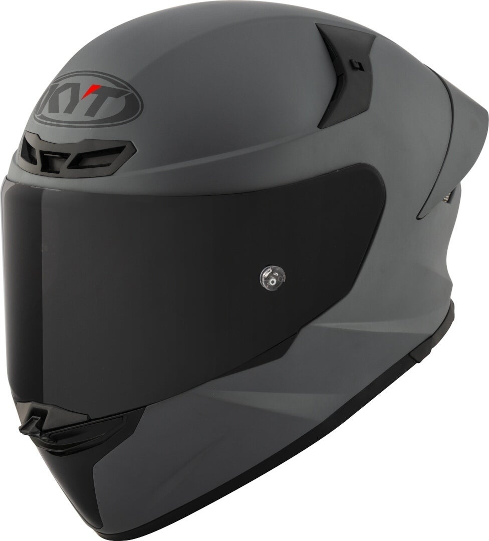 Kyt Men's Grey Matt Tt-Revo Plain Helmet