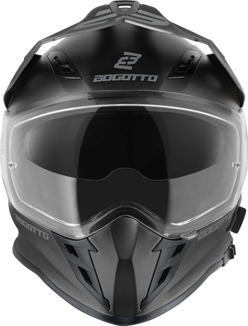 Bogotto H331 BT Bluetooth Casque d’enduro Noir mat XL Figure 5