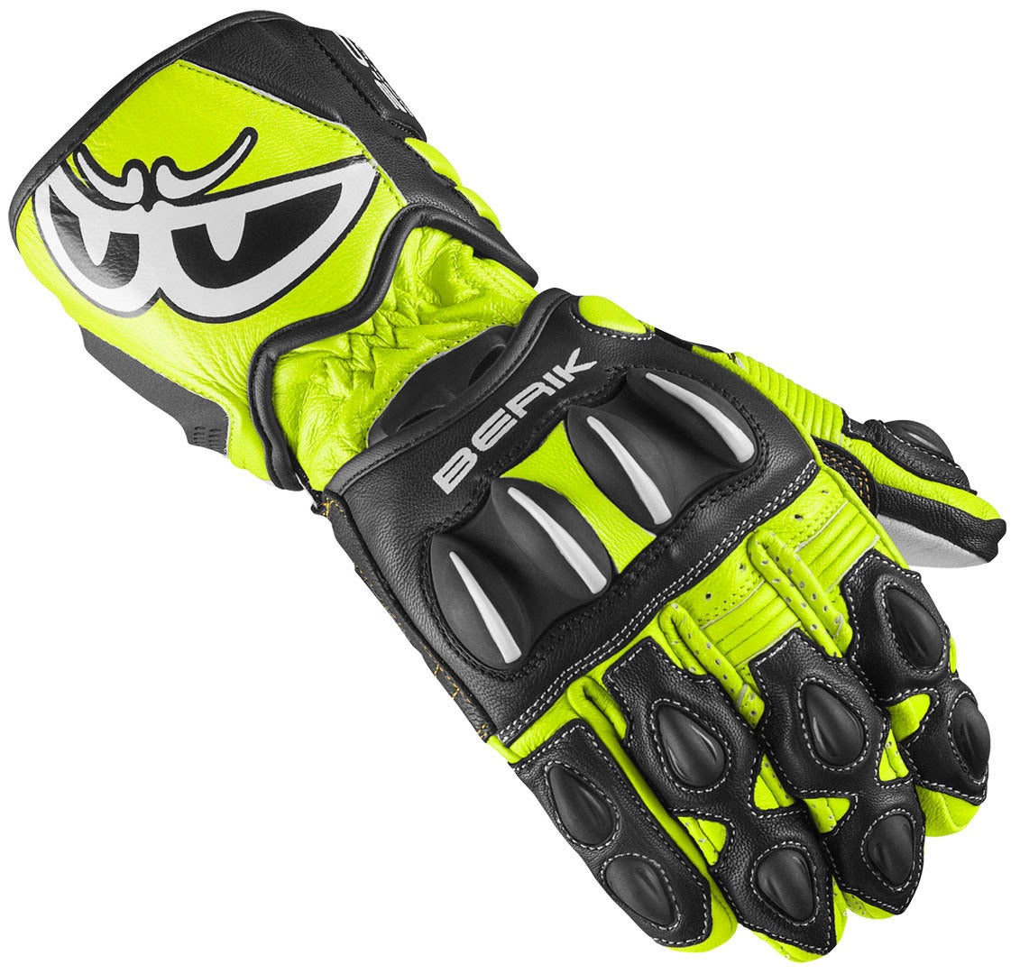 Berik Thunar Evo Motorradhandschuhe schwarz/gelb S Abbildung 1