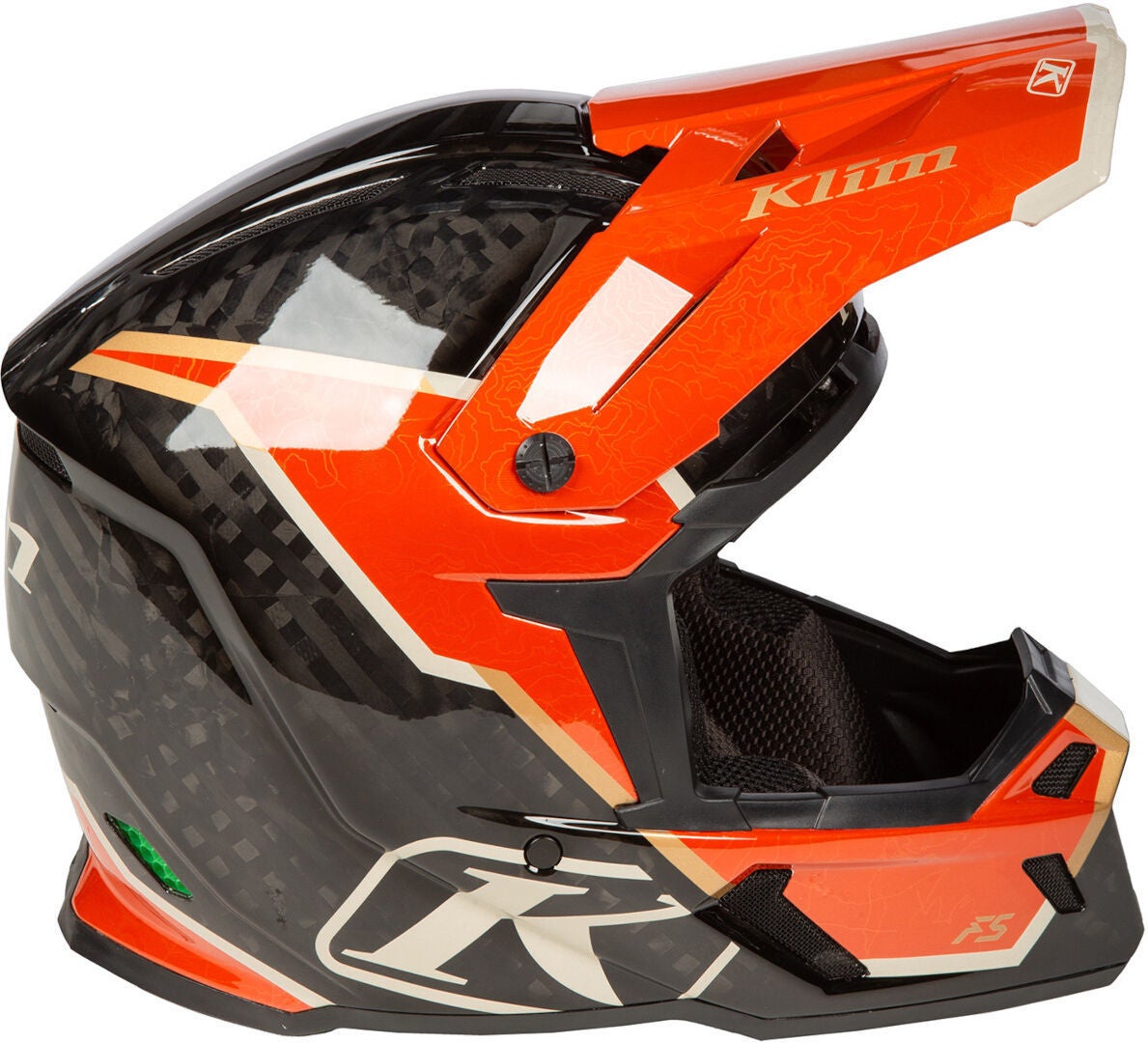 Klim F5 Koroyd Topo Carbon Casco Motocross XL (60/61) Figura 5