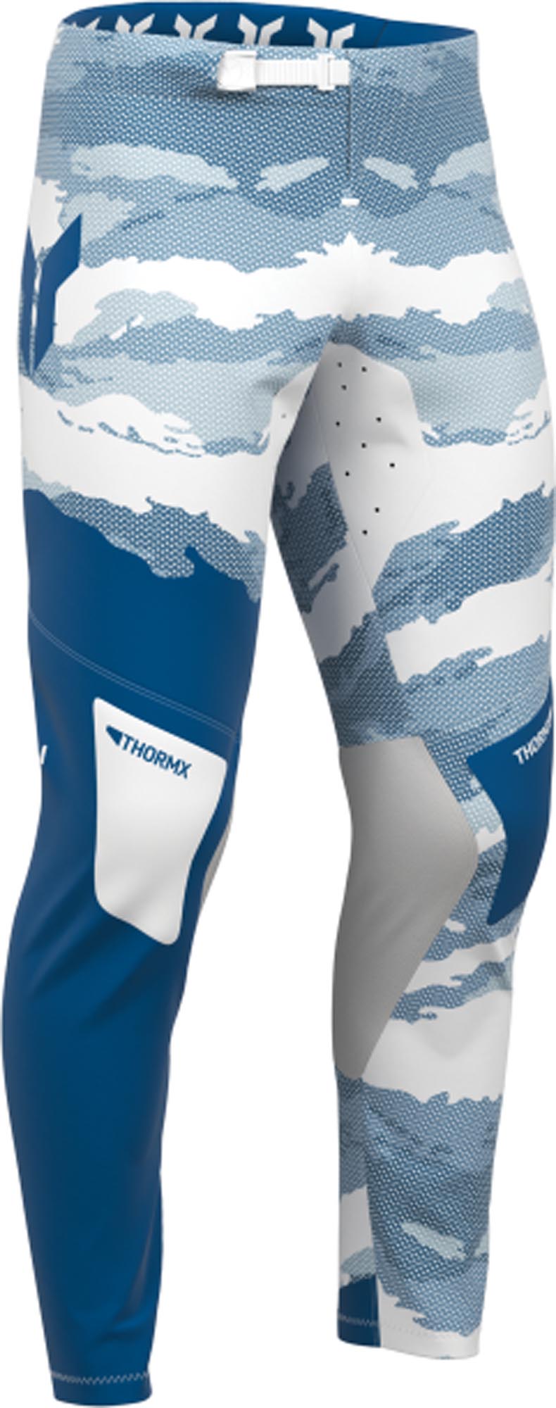 Thor Sportmode Recon Motocross hlače belo/modro 32 Slika 4