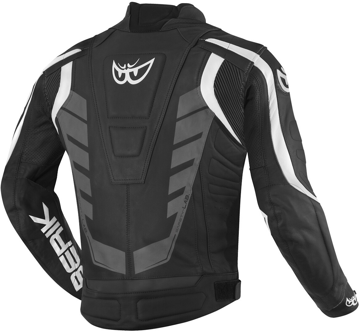 Berik Zakura Motorcycle Leather Jacket black/white/red/grey 58 Figure 2