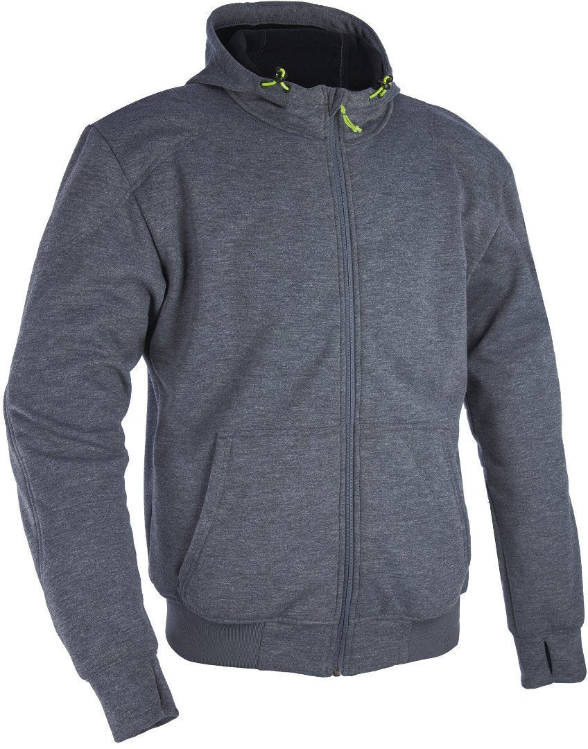 Oxford Super 2.0 Motorrad Hoodie hellgrau M Abbildung 1
