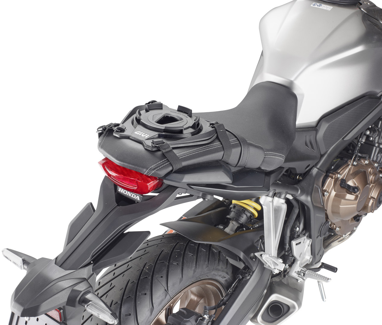 GIVI Seatlock Universalfäste för tanklåsfickor på pillionsätet Figur 3