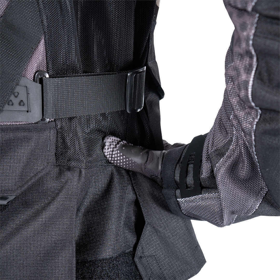 Side view of Leatt ADV Flowtour 5.5 waterproof Motorcycle Textile Jacket