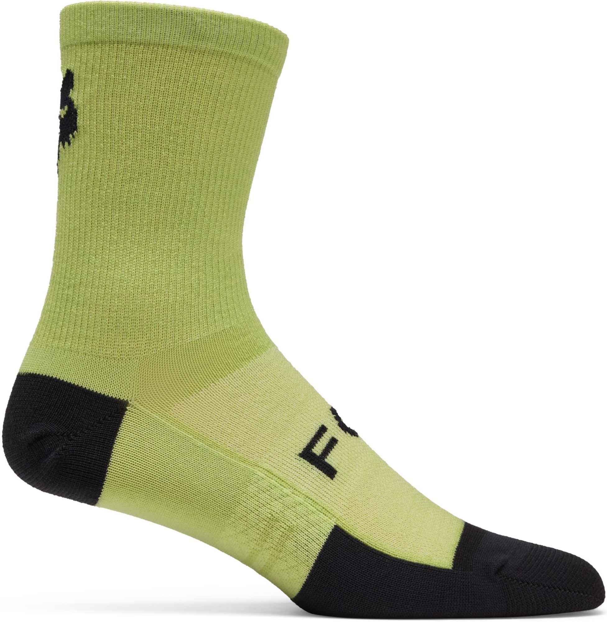 FOX 6" Flexair Merino Велосипедные носки зелёный S/M Рисунок 1