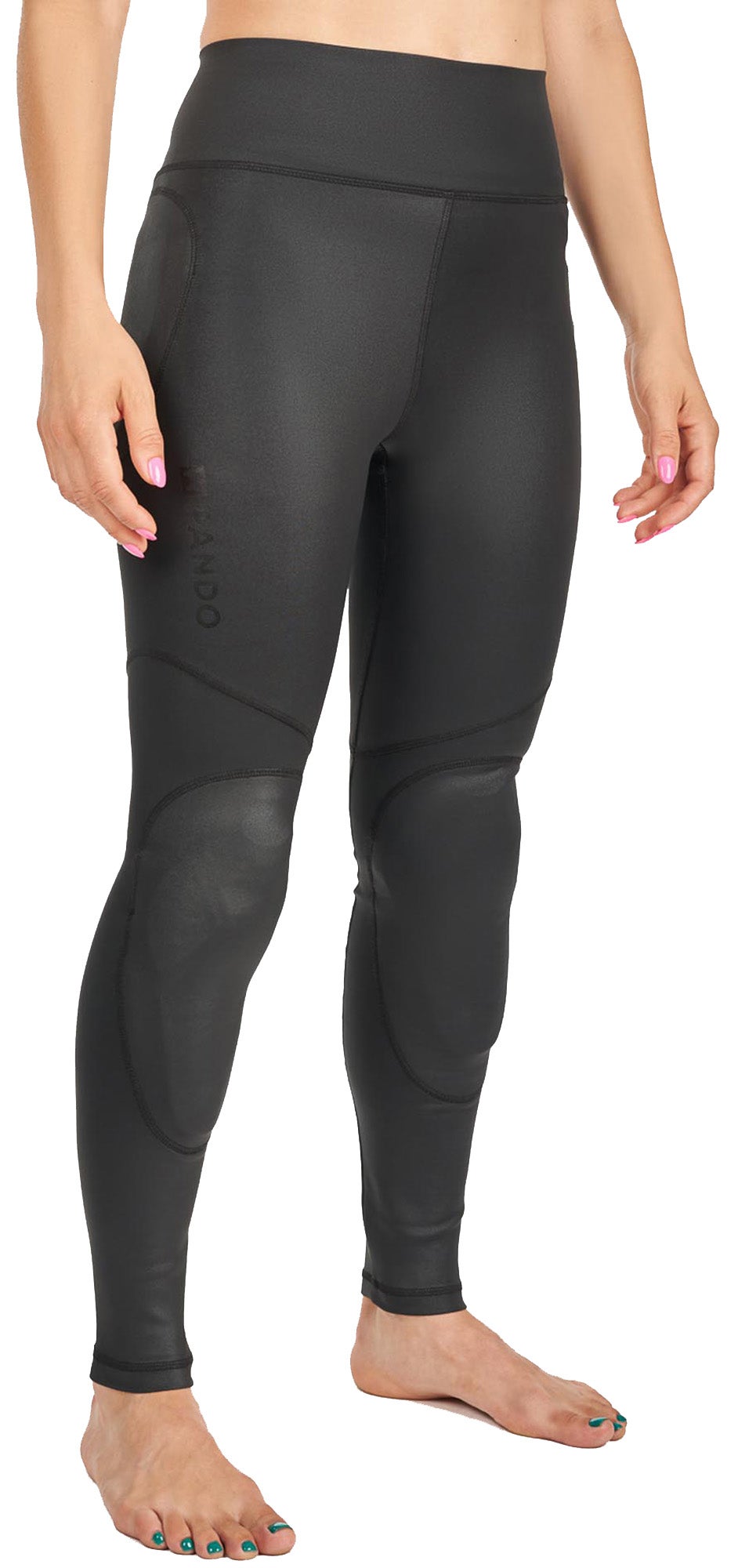 Pando Moto Tora Black Dames Motorleggings L Figuur 2