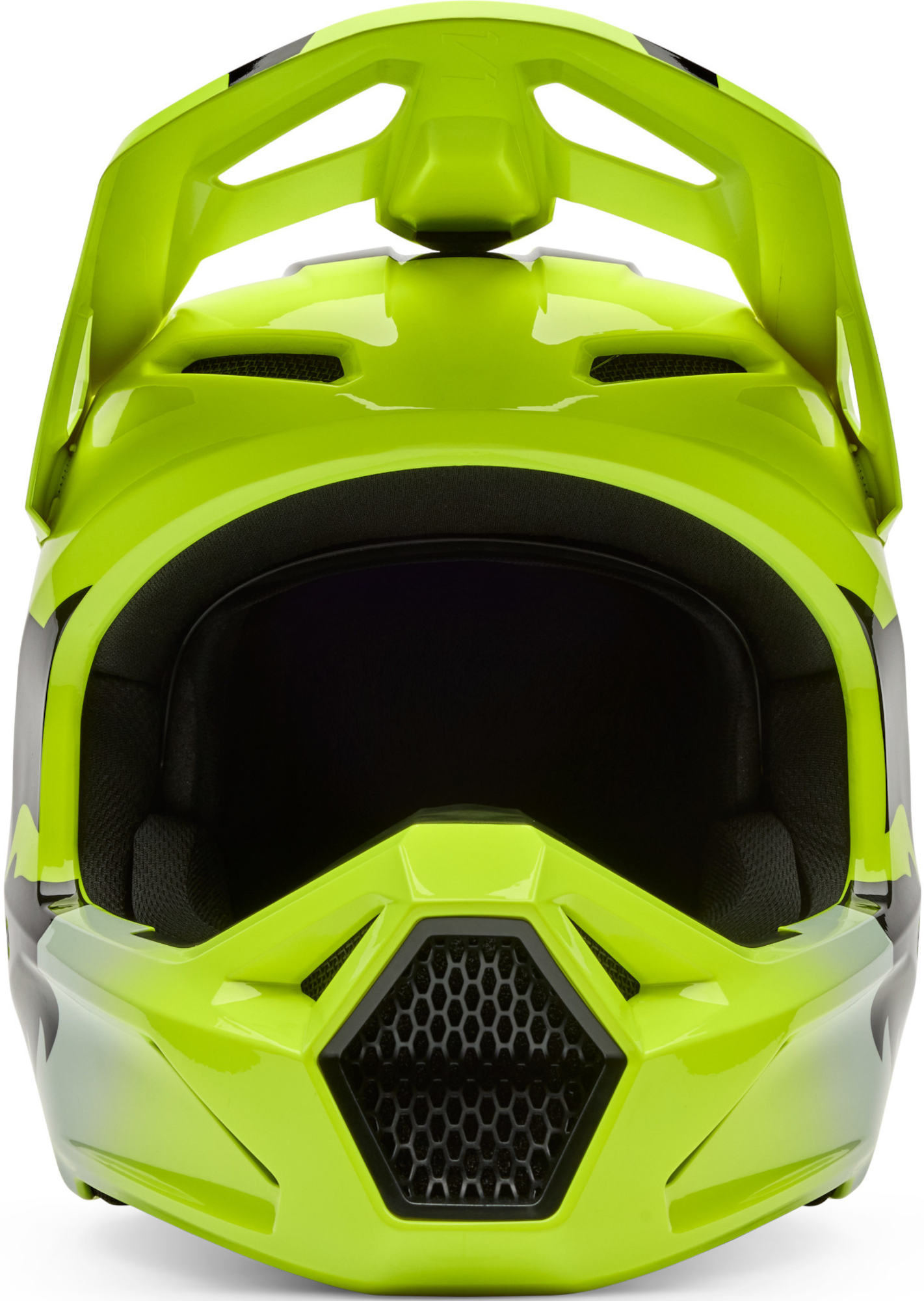 FOX V1 Shield Motocrosshjälm för ungdomar gul Y/S (49/51) Figur 3