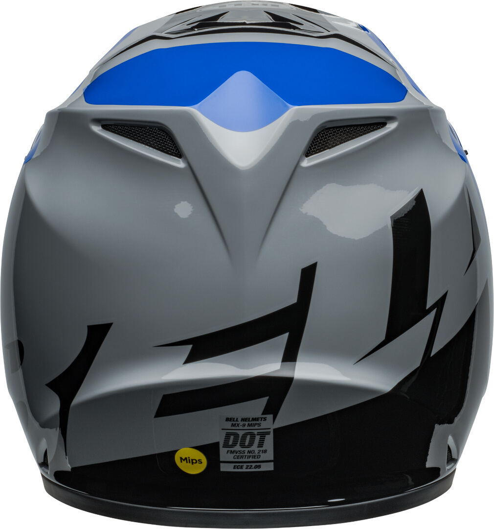 Bell MX-9 MIPS Alter Ego Cască de motocross Negru/Gri/Albastru L (59/60) Figura 6