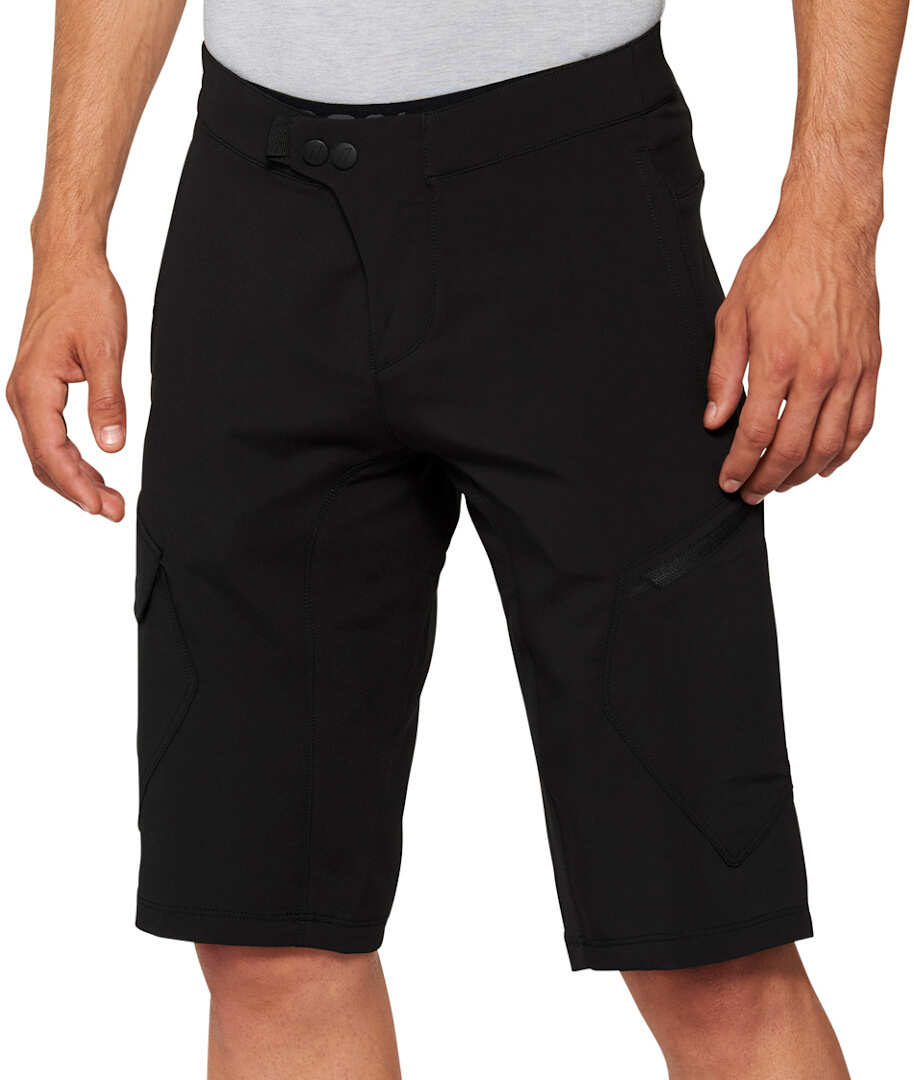 100% Ridecamp Pantaloni scurți pentru bicicletă negru 34 Figura 1