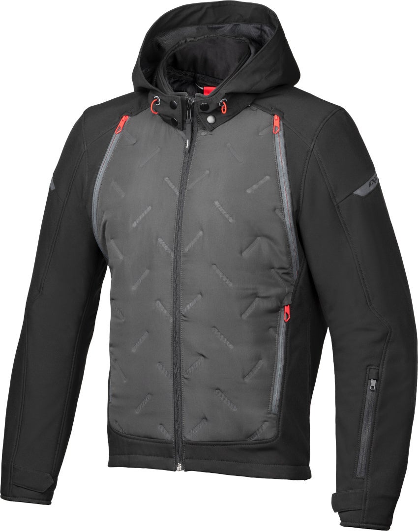 Ixon Fary Giacca tessile moto nero/grigio 3XL Figura 1