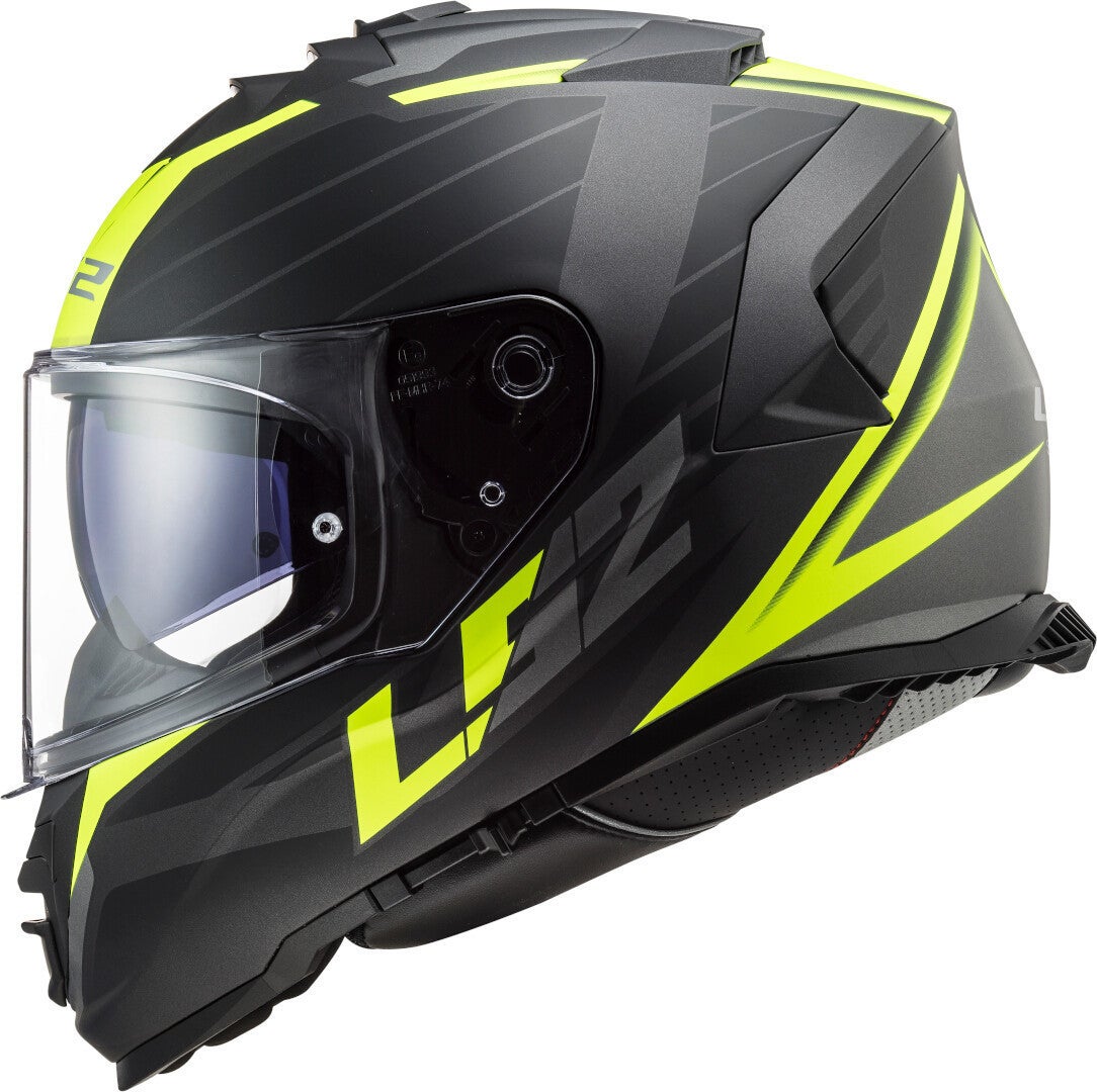 LS2 FF800 Storm Nerve Přilba černá mat/neon XXL (63/64) Obrázek 3