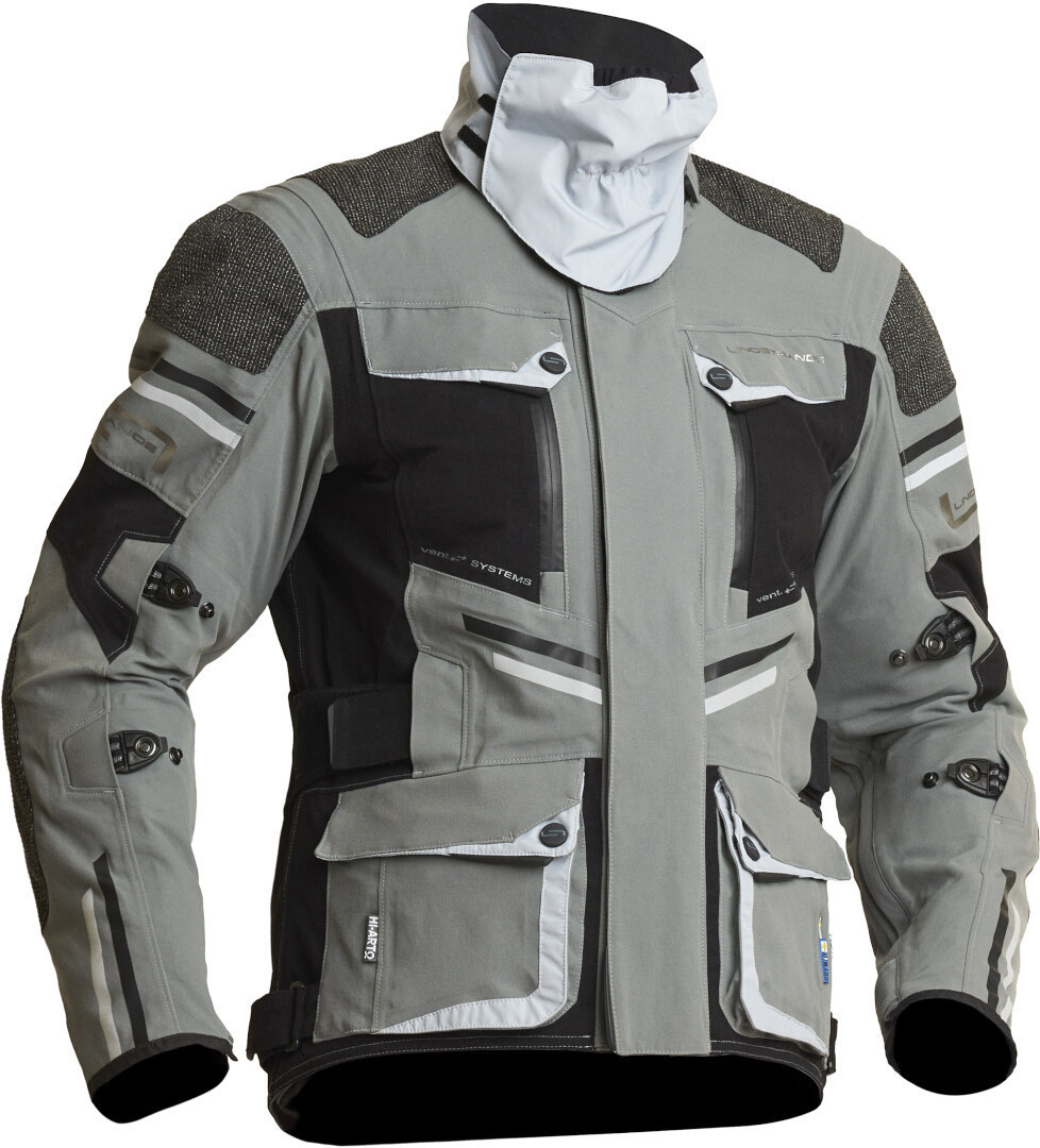 Lindstrands Sunne waterproof Motorcycle Textile Jacket grey/black 60 Figure 3