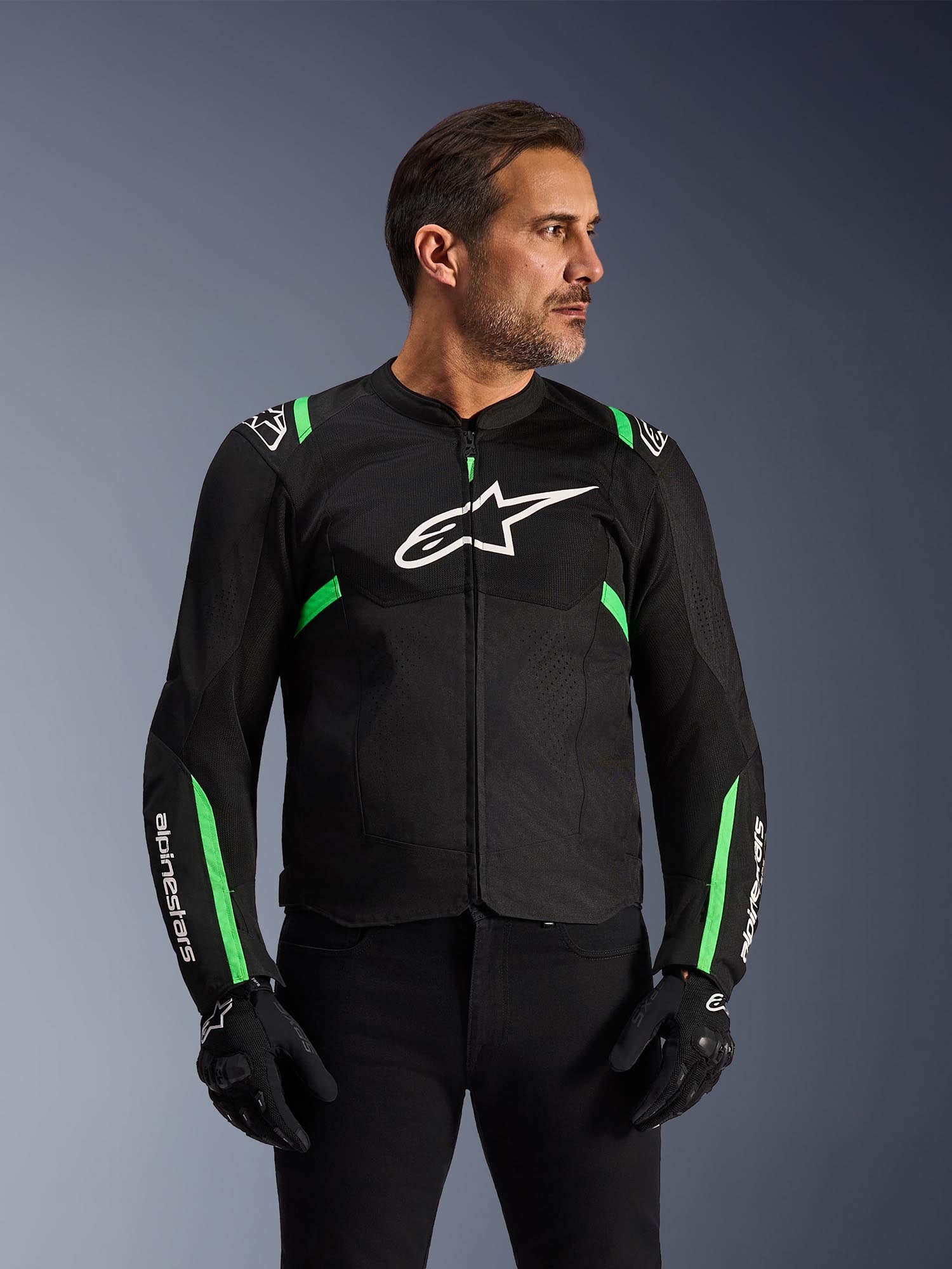 Alpinestars T-Sps Air V2 Blouson textile de moto noir/néon-vert 2XL Figure 3