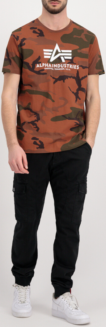 Alpha Industries Basic Camo T-Shirt brown 5XL Figure 2