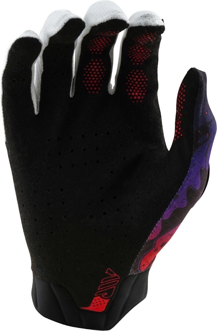 Troy Lee Designs Air Drip Motocross handsker rød/sort/hvid/lilla M Figur 2