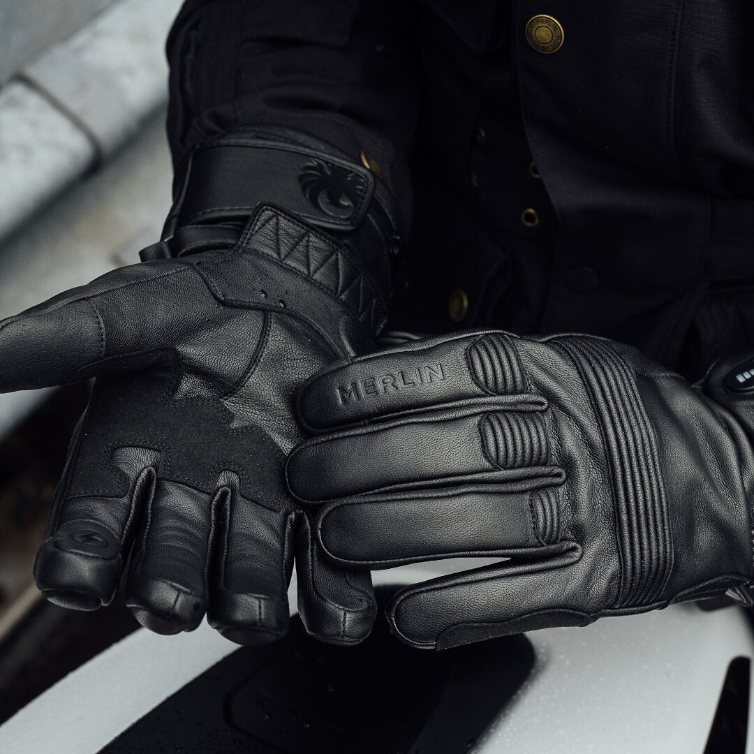 Merlin Minworth II D3O Gants de moto imperméables chauffés noir M Figure 3