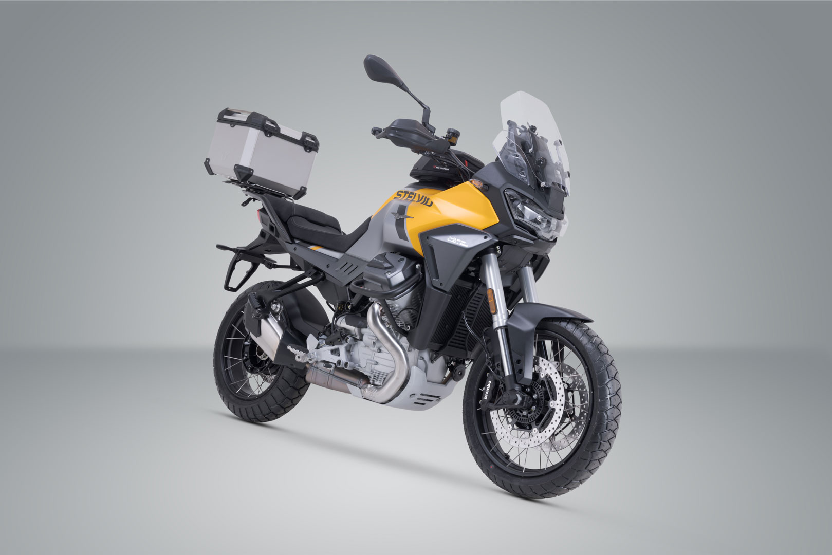 Sistem top case SW-Motech TRAX ADV - Argintiu. Moto Guzzi Stelvio (23-). Figura 2