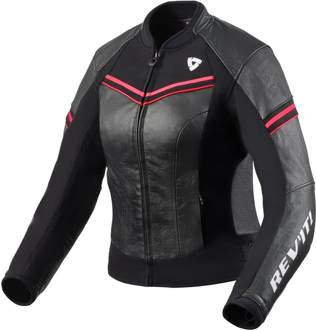 Revit Median Damer Motorcykel læderjakke sort/pink 44 Figur 1